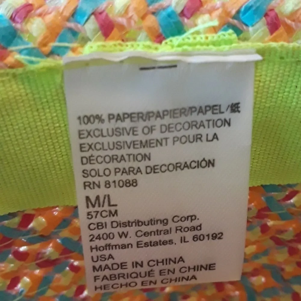 8 for $20 Colorful Hat Size M/l